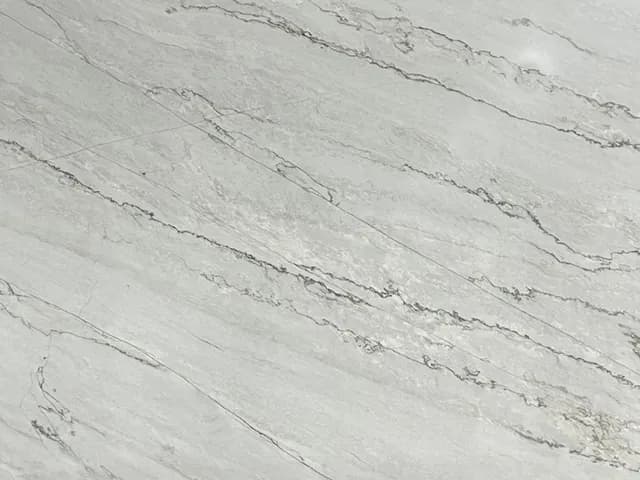 White Santorini Quartzite slab